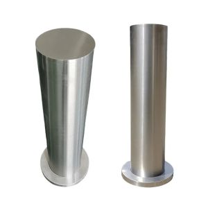 Galvanised Stainless Steel Fixed Bollard Column RAL Bead-Blasted Surface