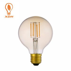 2400K G80 Retro Edison Filament Bulb 4W LED Nickel plated