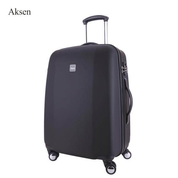 Spinner Caster Hard Shell Luggage One-Piece Zipper Trolley Case with TSA Combination Lock