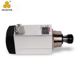 Air Cooled Cnc Router Spindle Motor 6kw For Curve Machine 380v 300HZ Gdz120x103