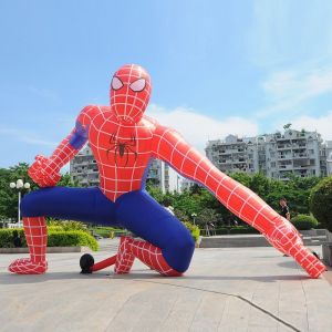 Promotional custom made pvc inflatable Spiderman big inflatable advertising
