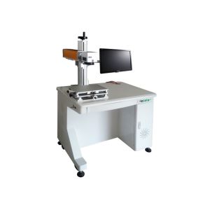 Air Cooling Fiber Laser Marking Machine , Small Metal Engraving Machine