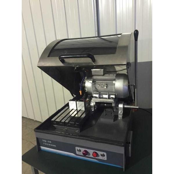 Manual Metallographic Cutting Machine Electronic Power 2800 R/Min Main Shift Speed