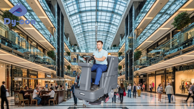 China D8 Pro Ride-On Floor Scrubber with Large 140L Tank Capacity, High-Torque Rear-Wheel Drive, and Tight 80cm Turning Radius on sale