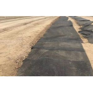 PET Plastic Geotextile Geogrid Road Construction 120kn