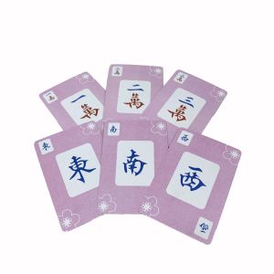 Customized Mahjong Poker Playing Card Games Printing With Matt Lamination