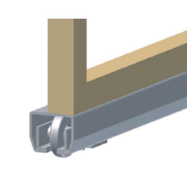 3m 5.8m 6m Galvanized Steel Sliding Cantilever Gate Hardware Track Rail