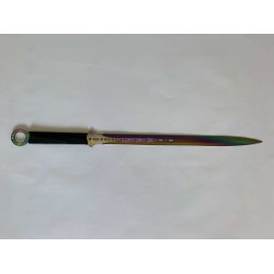 Fishbone Nylon Handle Hunting Knife HRC50 To 55 Titanium Hand Polished