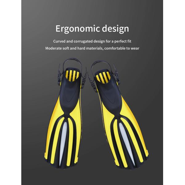 Sportswear Snorkel Mask Set Diving Fins Flipper Gear Set For Scuba Diving