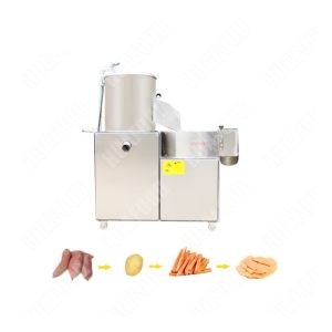 Industrial Electric Carrot Cassava Potato Peeler Potato Washing Peeling Cutting