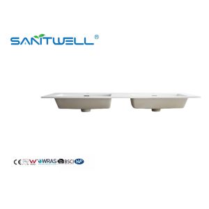 Top Quality SWJ1400D Wholesale China Suppliers Artificial Stone Basins Double