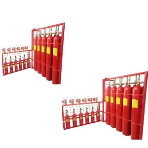 Quality 15MPa IG541 Fire Suppression System Gas Cylinder Capacity 70L 80L 90L for sale