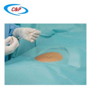 Nonwoven Sterile Fenestrated Surgical Drape With ISO13485 Certification
