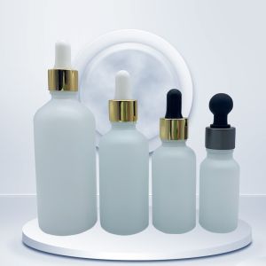 100ml 150ml Frosted Glass Serum Bottle Skincare Aromatherapy Dropper Bottles