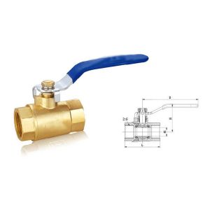 CW617N Manual Copper Water Shut Off Valve , High Pressure Plumbing Switch Valve
