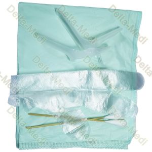 Disposable Sterile Gynecological Examination Kit with Vaginal speculum Underpad