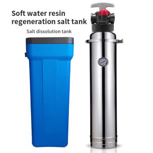 Manual Central Water Softener Resin Filter SS304 Calcium Ion Exchange 1000L/H 2000L/H 3000L/H