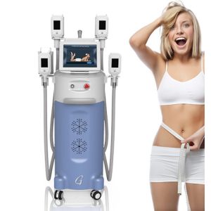 4-5cm fat lost after 1 treatment Cryotherapy slimming machine with 12 inch LCD