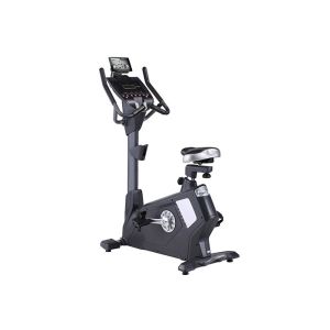 Commercial Gym Stationary Upright Exercise Bike Black Magnetic Resistance