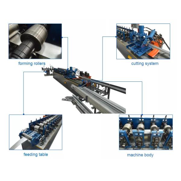 C / U Truss Stud And Track Roll Forming Machine Pl Gl