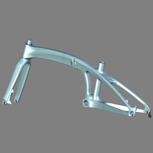 Lightweight Full Carbon Folding Bike Frame Foldable Bicycle Frameset 20inch