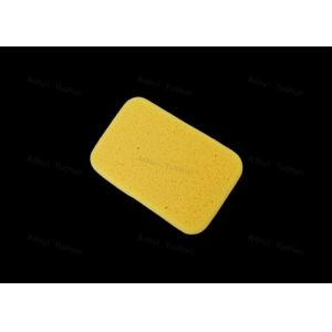 Yellow Rectangle Tile Grouting Sponge For Medium Tiles Durable And Efficient