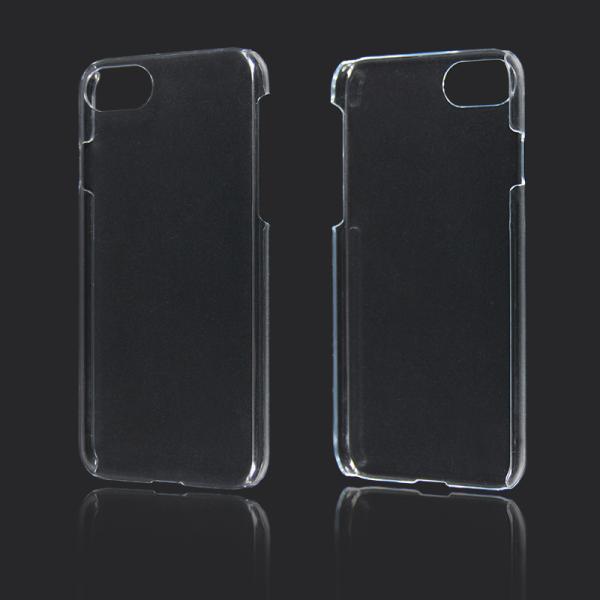 wholesale Hard plastic Transparent clear back PC shell cover case for iphone 7