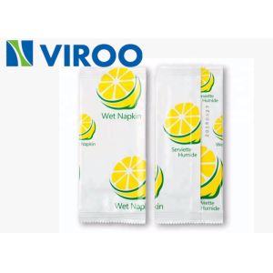 OPP Film 4 Side Sealing Packing Machine For Alcohol Wipes