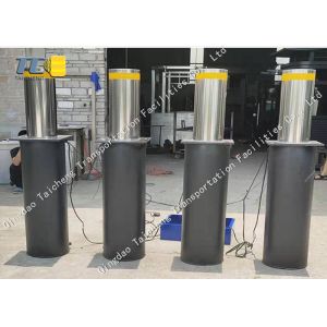 Car Park Hydraulic Retractable Bollards 304SS 316SS 600mm / 900mm Blocking