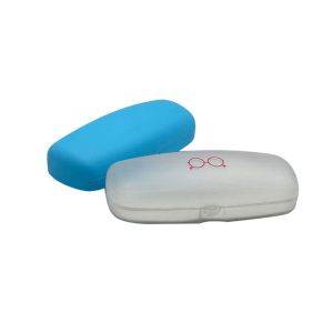 Customize Clear Glasses Case Plastic Sunglasses Packaging Silk Printing Logo