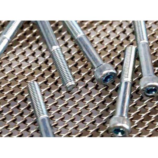 Mild Steel Chain Link Conveyor Belt 5.08mm-25.4mm Pitch