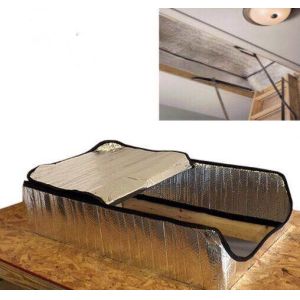Lightweight Attic Stair Insulation Cover With Two - Side Reflecting Metalized