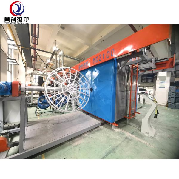 Buy Air Cooling 25000L Inline Shuttle Roto Moulding Machine Low Pressure at wholesale prices
