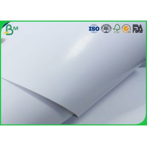 80gsm 90gsm 31" * 43" Glossy White Paper , Double Sides Satin Coated Paper