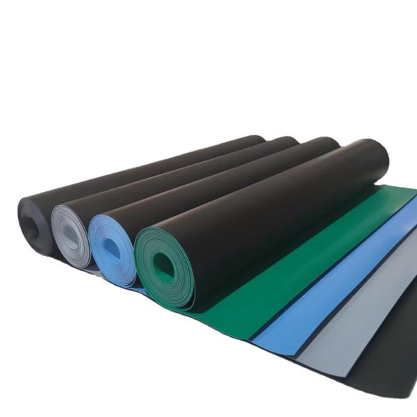 Buy ESD Rubber Mat 2mm Thickness 1x10M Conductive Nitrile Sheet at wholesale prices