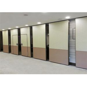 Soundproof Operable Partition Wall Sliding Walls Acoustic 100 mm