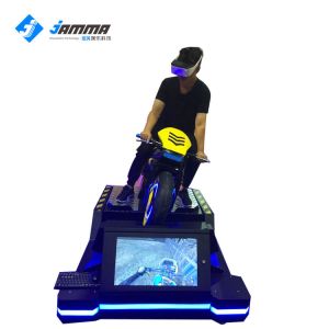 Interactive VR Motorcycle Simulator Virtual Reality Racing Game Machine