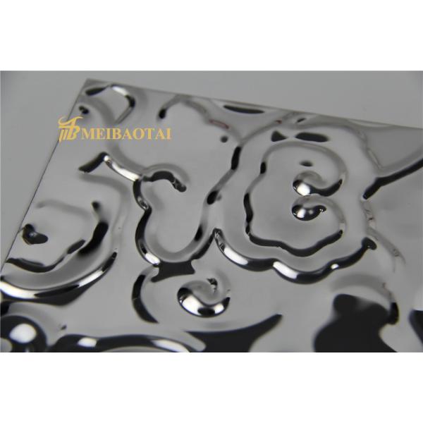 Black Mirror Decorative Stainless Steel Sheet 3048mm Length