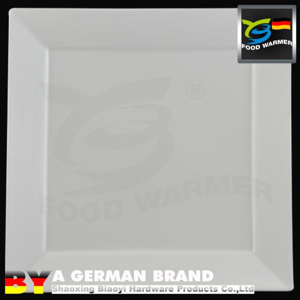 High Fire Temperature Made Commercial Durable Used 8" Square White Porcelain