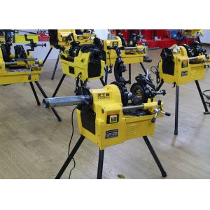 Portable Electric Pipe Threading Machine Cam Action 25 RPM Spindle Speed
