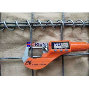 4mm Welded Mesh Hesco Barrier Perimeter Wall 7ft Tall Defensive