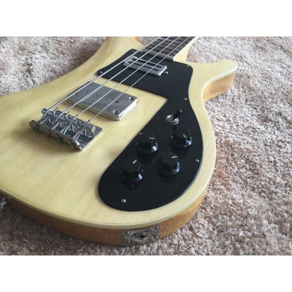 RIC BASS GUITAR 4003 Natural color set in neck Rosewood fingerboard shark inlay with custom bridges