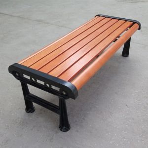 SGS Certificate Modern 1400mm Cast Iron And Wood Garden Bench