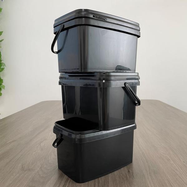 GAP/ISO/FDA Certified Red Square Ice Container with Customize Printing and Customize