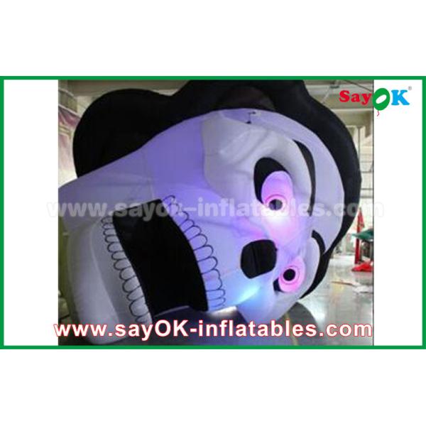 Halloween LED light Inflatable Holiday Decorations , Human skeleton Inflatable Cartoon Characters