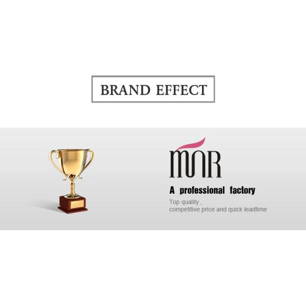 Bamboo Handle Two Color Synthetic Buffer Makeup Brush Sliver Ferrule Aluminum