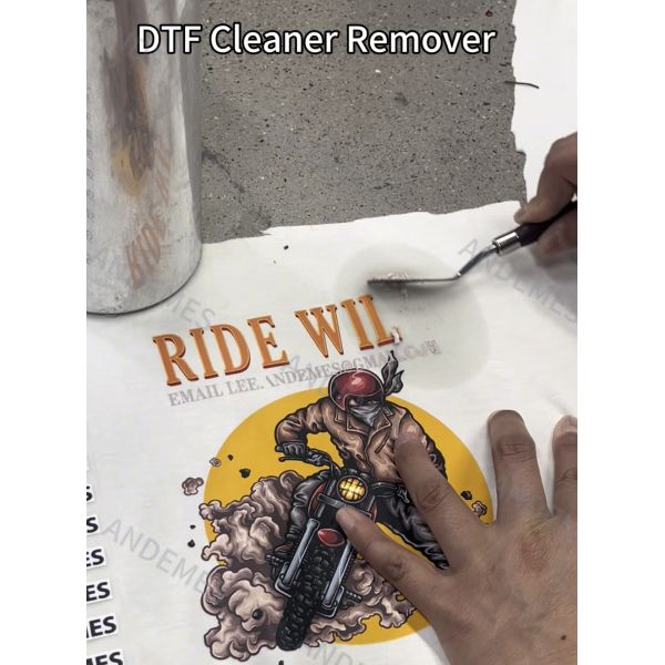 Printing Type Transfer Printing DTF Cleaning Liquid Pattern Remover For LOGO Removal