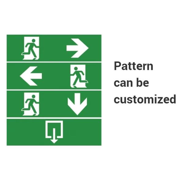 LED Emergency Lighting Fire Fighting Equipment Fire Exit Lamp Led Exit Sign Light Qihui Lighting3w 90