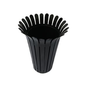 China Waterproof Flower 50L Galvanized Steel Outdoor Trash Can on sale