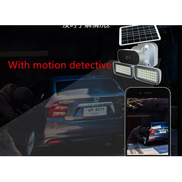 LED light IP66 3.6MM Lens 12000MAH 4G Solar Battery Camera